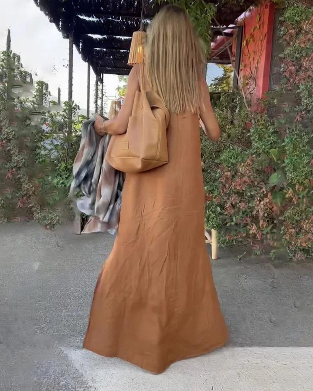 Gabrielle - Long Linen Dress