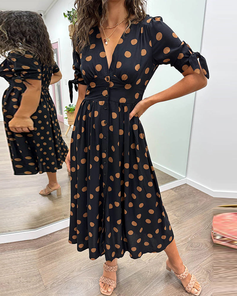Monique - Elegant Midi Dress