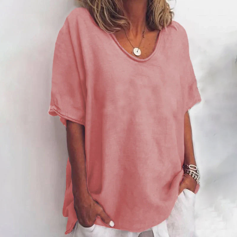 Elsie – Comfortable cotton blouse